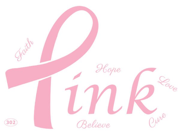 Pink Breast Cancer Awareness Shirt - Image 2
